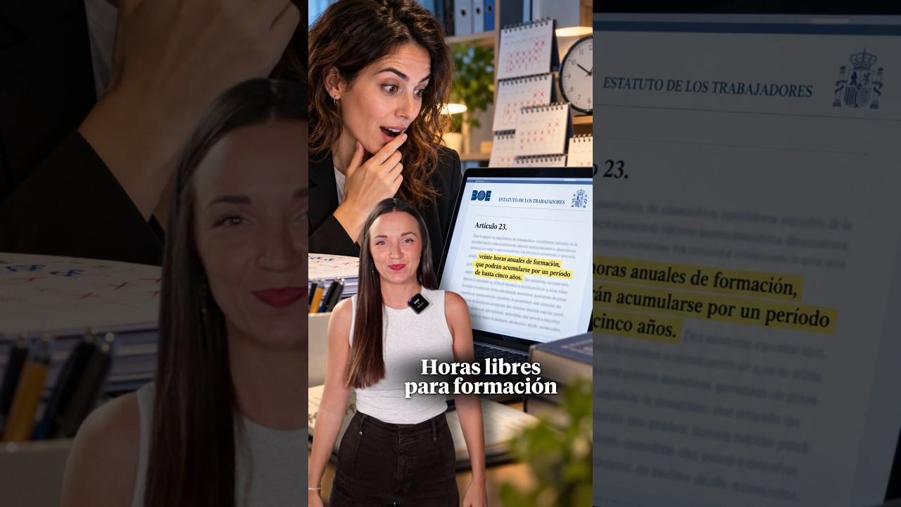 El Estatuto de los Trabajadores reconoce hasta 100 horas de formación retribuida