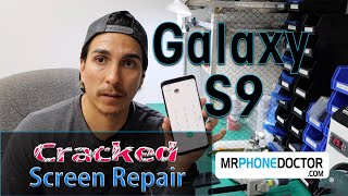 Samsung Galaxy S9 Cracked Front Screen Repair - Without Taking Phone Apart