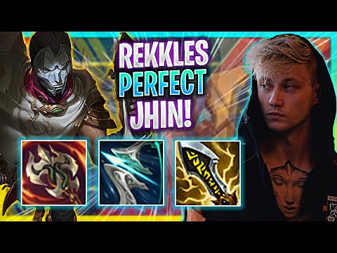 REKKLES PERFECT GAME WITH JHIN! v FNC Rekkles Plays Jhin ADC vs Varus!  Season 2023