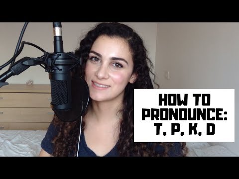 LEARN ITALIAN: How to Pronounce the Consonants T, P, K, D
