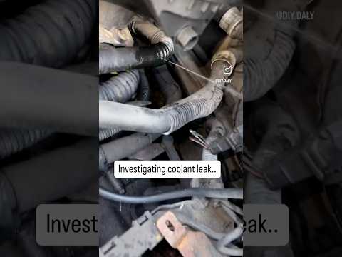 Investigating a coolant leak on this Peugeot 207. Carried out pressure test and found a pin hole