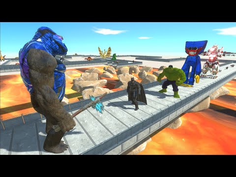 KING KONG LAVA DEATH RUN ATTACK - Animal Revolt Battle Simulator