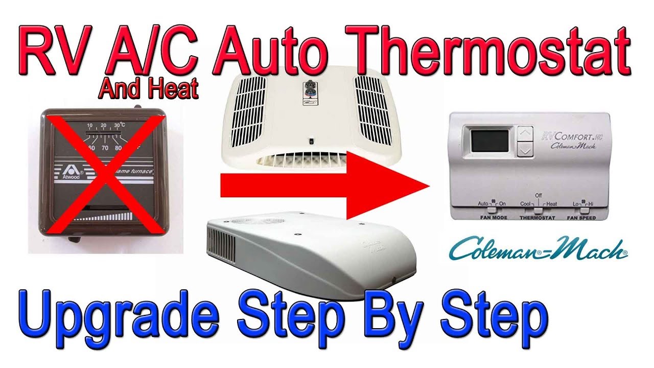 Coleman Mach 8 A/C and Heat Manual to Automatic Thermostat Control Upgrade