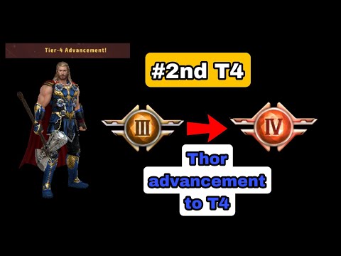 (MFF) #2ND T4 ! THOR ADVANCEMENT TO T4 ! MARVEL FUTURE FIGHT