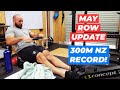 My May 2022 Rowing Training Vlog Update Breaking I Hit The 300M New Zealand Indoor Rowing Record