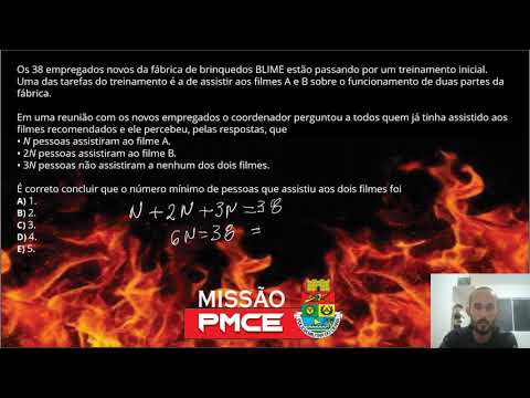 05/100 - Raciocínio Lógico - PMCE/PPAL/PPMG - FGV/CESPE