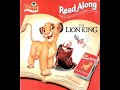 The Lion King Read Along PAL Cassette
