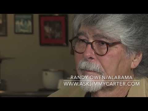 Randy Owen of Alabama talks with Jimmy Carter   HD 720p