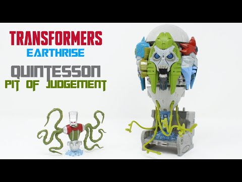 Transformers Earthrise Quintesson Judge & The Prosecutor Pit Of Judgement 1/3 Review