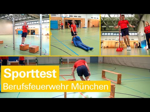 Sporttest bei der Berufsfeuerwehr München – alle 7 Disziplinen des Einstellungstests