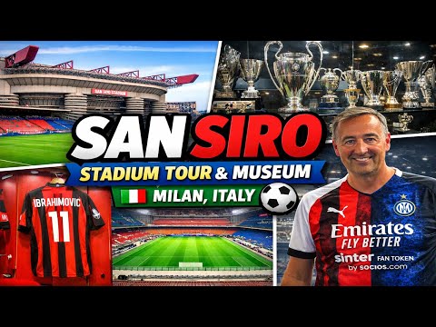 San Siro Stadium Tour & Museum Milan Italy | Full Tour of AC Milan & Inter’s Home