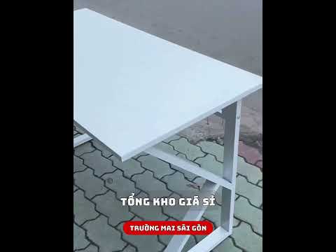 Bàn Văn Phòng Làm Việc Chữ K Chân Trắng - BVL6