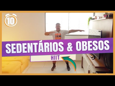 The Best HIIT Workout at Home for Sedentary & Obese Individuals - Super Effective (Beginners) 🔥