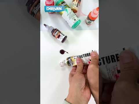 Shimmer and Shine: Mixing Matisse Fluids with Iridescent White Structure Paint