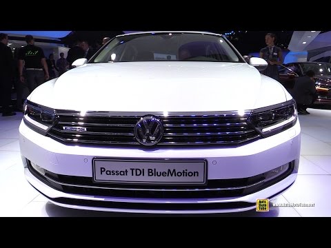 2015 Volkswagen Passat TDI Blue Motion - Exterior and Interior Walkaround - 2014 Paris Auto show