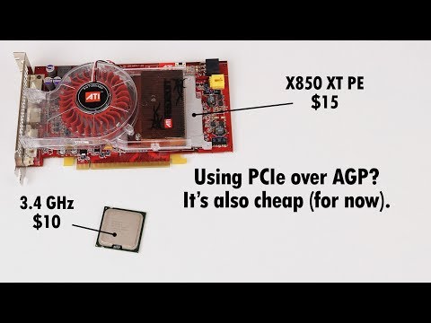 Pentium 4 Retro Gaming PC with Cedar Mill Socket 775 and PCIe