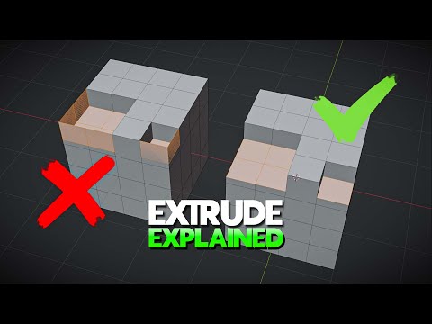 Extrude Tool  Explained | Blender 4 for Beginners