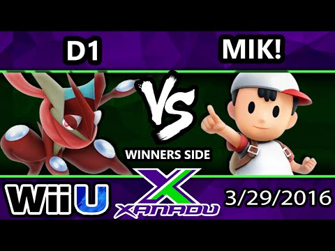 S@X 143 - Mik! (Ness) Vs. D1 (Greninja) SSB4 Tournament - Smash Wii U - Smash 4