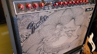 Video thumbnail for Customized Fender Stage 185 Red Knob with Fender Extension Cab by Collected Thoughts