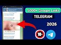 5000 Telegram New Group Links Viral Telegram Channel Unlimited Telegram Groups