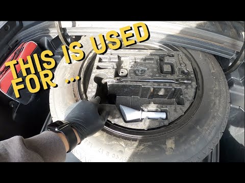 Honda Ridgeline Extra Storage slot is used for this.