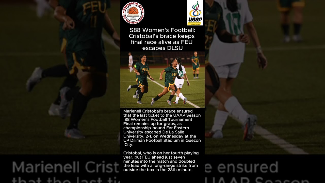 UAAP Women's Football: FEU's perfect season still intact after Marienell Cristobal sinks DLSU
