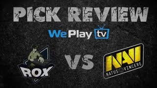Pick review: NaVi vs Rox.Kis game 1 - Group D Rus and Eng