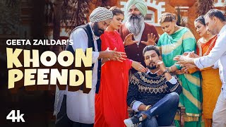 Khoon Peendi (Video) Geeta Zaildar | Jassi X | Rizwaan | Sardaar Films | Latest Punjabi Song 2022