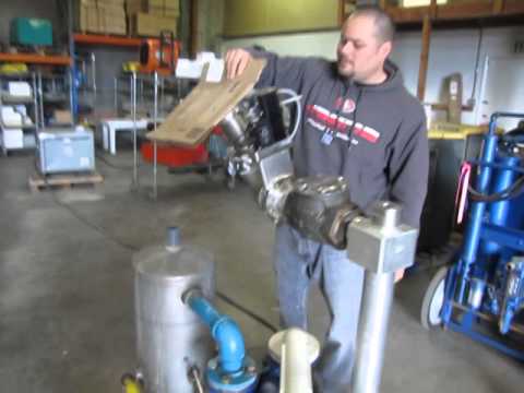 *SOLD* Kinney 15 HP KLRC-200 Liquid Ring Vacuum Pump Baldor 3PH Electric Motor