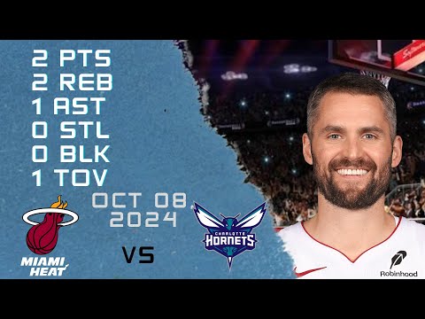 Kevin Love Player Full High Lowlights vs HORNETS 08 10 2024