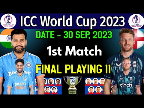ICC World Cup 2023 | India vs England Playing 11 | Ind vs Eng Playing 11 | Ind vs Eng Warm-up 2023