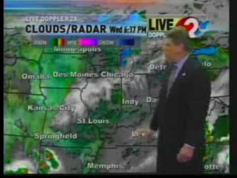 August 5, Wednesday evening weather