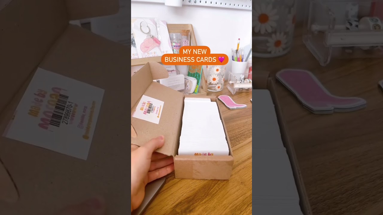 We love seeing the things you all print with us! Featuring: Made by Morgan Ashley's Business Cards 🦋