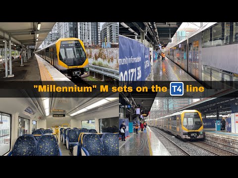 Sydney Trains “Millennium” M sets on the T4 line