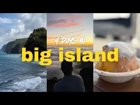 4 days in Big Island Hawaii: Volcano, Kona coffee, black sand beaches & more