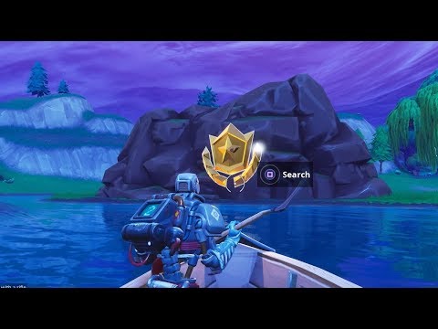 Fortnite Battle Royale - Week 7 Secret Battlestar Location (Season 6 Hunting Party Challenges)
