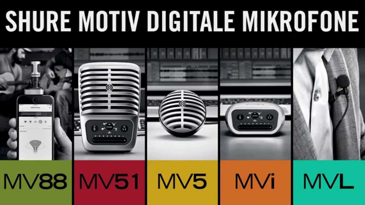 MV51 - MOTIV™ Digitales Großmembran-Kondensatormikrofon - Shure
