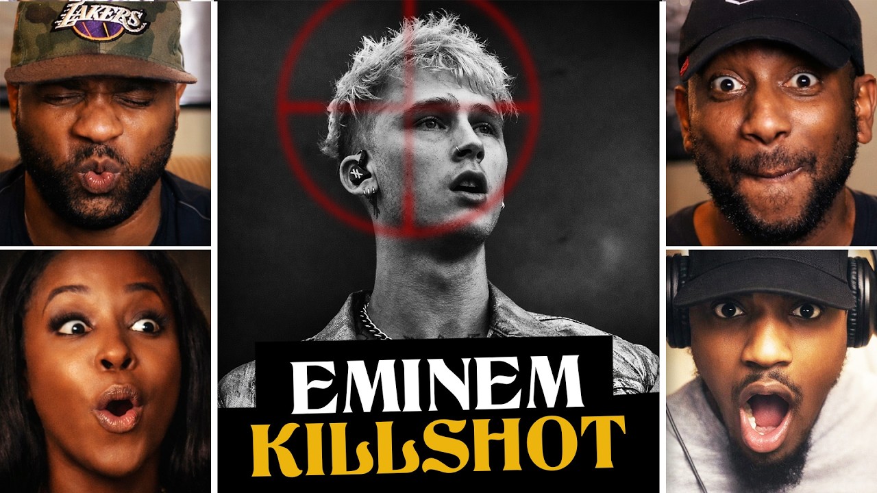 “Killshot” - BAR by BAR!🔥 (20+ REACTORS) | Eminem - MGK Diss REACTION MASHUP