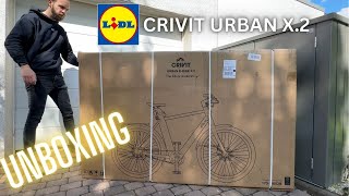 Crivit Urban X.2 - Urbanes LIDL E-Bike Unboxing