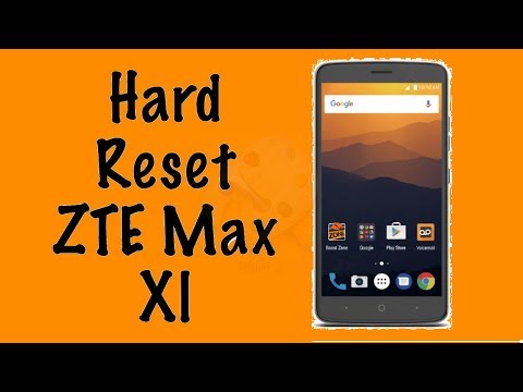 How to Hard Reset ZTE MAX XL | Factory reset ZTE Z Max Pro | NexTutorial