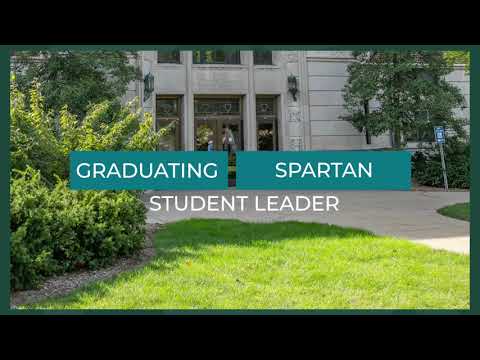 Graduating Spartan Student Leader Recognition Program at Michigan State University