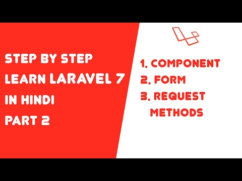 Step by step learn Laravel 7 in Hindi Part 2