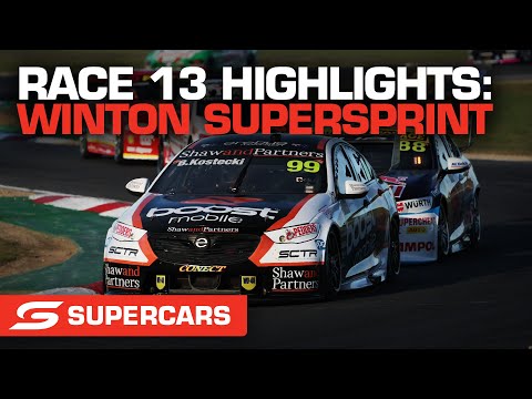 SUPERCARS 2022 ウィントン スーパースプリント決勝レース13ハイライト動画