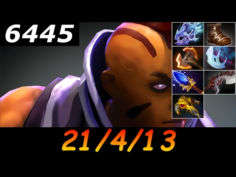 Dota 2 Anti-Mage 6445 MMR 21/4/13 (Kills/Deaths/Assists) Ranked Full Gameplay