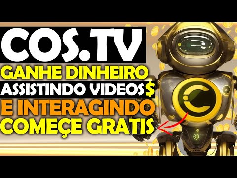 COS.TV GANHE DINHEIRO ASSISTINDO VIDEOS - PLATAFORMA DE VIDEOS LIGADA A BLOCKCHAIN