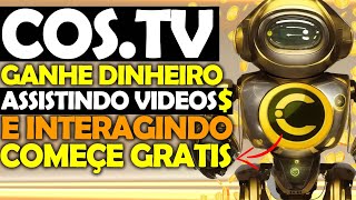 COS.TV GANHE DINHEIRO ASSISTINDO VIDEOS - PLATAFORMA DE VIDEOS LIGADA A BLOCKCHAIN