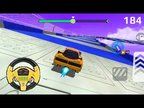 👽 Impossible Crazy Cars Mega Ramp Car Stunts Racing Master Simulator Games Android Gameplay P103