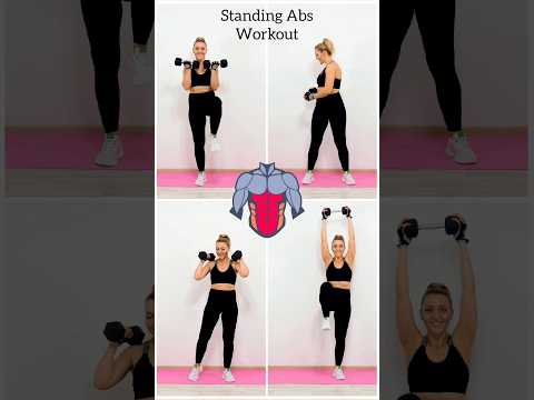 Standing Abs - with Dumbbells✅