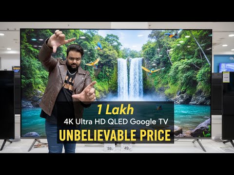 1 Lakh 4K Ultra HD QLED Google TV at Unbelievable Price Best Amazon TV Deal 2025
