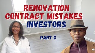 Renovation contract mistakes: Planning tips for rental property investors
